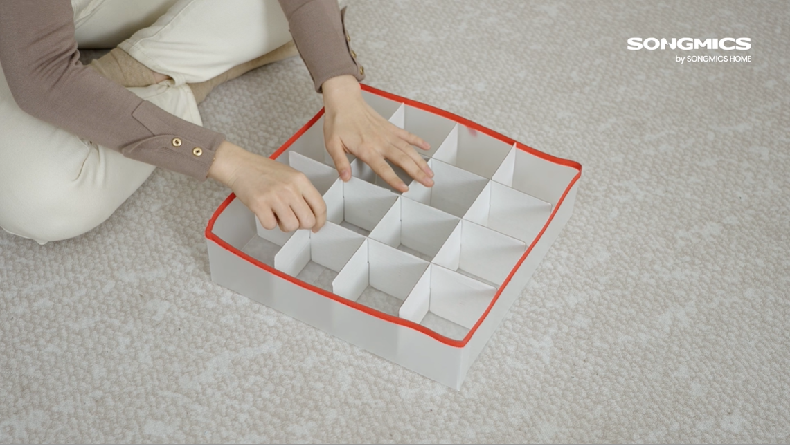 Amazon.com: SONGMICS Christmas Ornament Storage Box, Dual Zippers